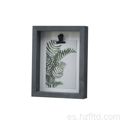 Al por mayor al por mayor stand bulco negro a la pared colgante A3 A4 A5 Solid Wooden Photo Frames